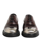 Brown Leather Lace Up Dress Men Oxford Shoes