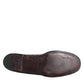 Bordeaux Leather Lace Up Dress Derby Shoes