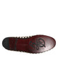 Bordeaux Suede Crystals Loafers Dress Shoes