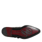 Black Blue Embellished MONKSTRAP Dress Shoes