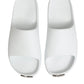 White Logo Slides Sandals Men Beachwear Shoes