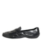 Black Rubber Slides Low Top Sneakers Shoes