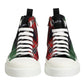 Multicolor DG Logo Men High Top Sneakers Shoes
