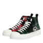 Multicolor DG Logo Men High Top Sneakers Shoes