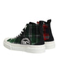 Multicolor DG Logo Men High Top Sneakers Shoes