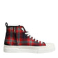 Multicolor DG Logo Men High Top Sneakers Shoes