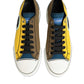 Multicolor Cotton Logo Low Top Sneakers Shoes
