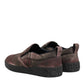 Multicolor Cotton Low Top Slip On Men Sneakers Shoes