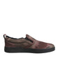 Multicolor Cotton Low Top Slip On Men Sneakers Shoes