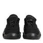 Black Lace Up Wave Low Top Men Sneaker Shoes