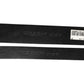 Black Double Strap Leather Silver Buckle Belt