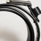 Black Leather Classic Metal Logo Buckle Belt