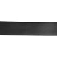 Black Leather Side Rings Brass Buckle Belt