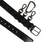Black Key Ring Clip Attachments Buckle Belt