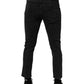 Dark Gray Cotton Stretch Denim Trouser Jeans