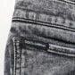 Gray Cotton Slim Fit Denim Trouser Jeans