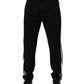 Black Cotton Jogger Sweatpants Trouser Pants