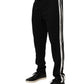 Black Cotton Jogger Sweatpants Trouser Pants