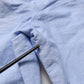 Light Blue Linen Mid Waist Men Bermuda Shorts