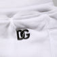 White Cotton Ripped Bermuda Sweatpants Shorts