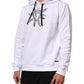 White Sacred Heart Hooded Sweatshirt Sweater
