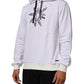 White Sacred Heart Hooded Sweatshirt Sweater