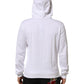 White Sacred Heart Hooded Sweatshirt Sweater