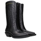 Black Cotton Boots