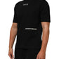 Black Statement Cotton Men Crew Neck T-shirt