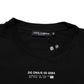 Black Statement Cotton Men Crew Neck T-shirt