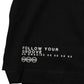 Black Statement Cotton Men Crew Neck T-shirt