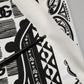 White Cotton Logo Bandana Print Men T-shirt