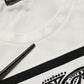 White Cotton Logo Bandana Print Men T-shirt
