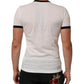 White Sacred Heart Cotton Crew Neck T-shirt