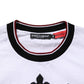 White Cotton Crown King Embroidery T-shirt
