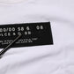 White Cotton Logo Print Crew Neck Men T-shirt