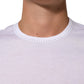 White Cotton Crew Neck Underwear Tee T-shirt