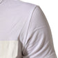 White Cotton Pocket Crew Neck Men Tee T-shirt
