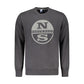 Black Cotton Men Sweatshirt