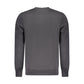 Black Cotton Men Sweatshirt