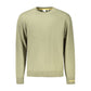 Green Cotton Men Sweater