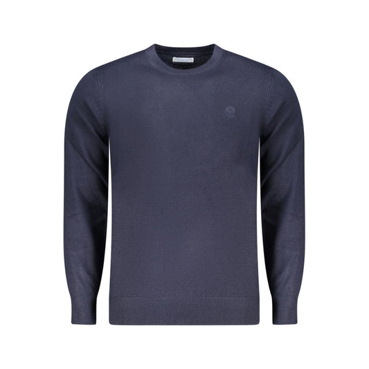 Blue Acrylic Men Sweater