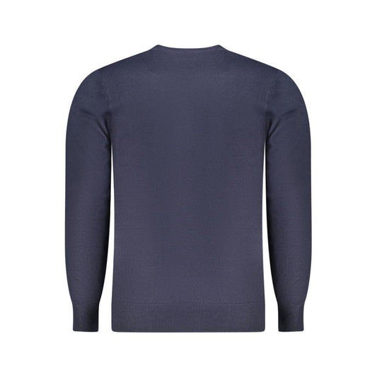 Blue Acrylic Men Sweater