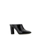 Black Calfskin Mules