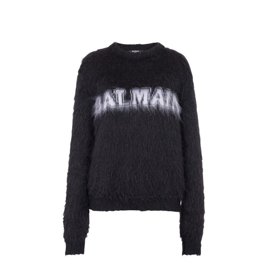 Black Mohair Sweatshirt