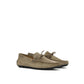 Beige Suede Leather Moccassin