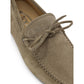 Beige Suede Leather Moccassin