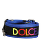Black Blue Colorful Lettering Bag Handle Shoulder Strap