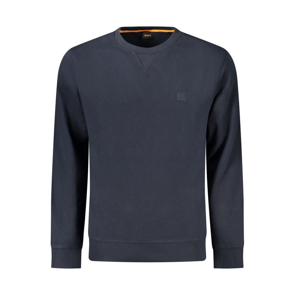 Blu Cotton Men Sweatshirt