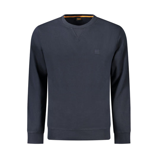 Blu Cotton Men Sweatshirt